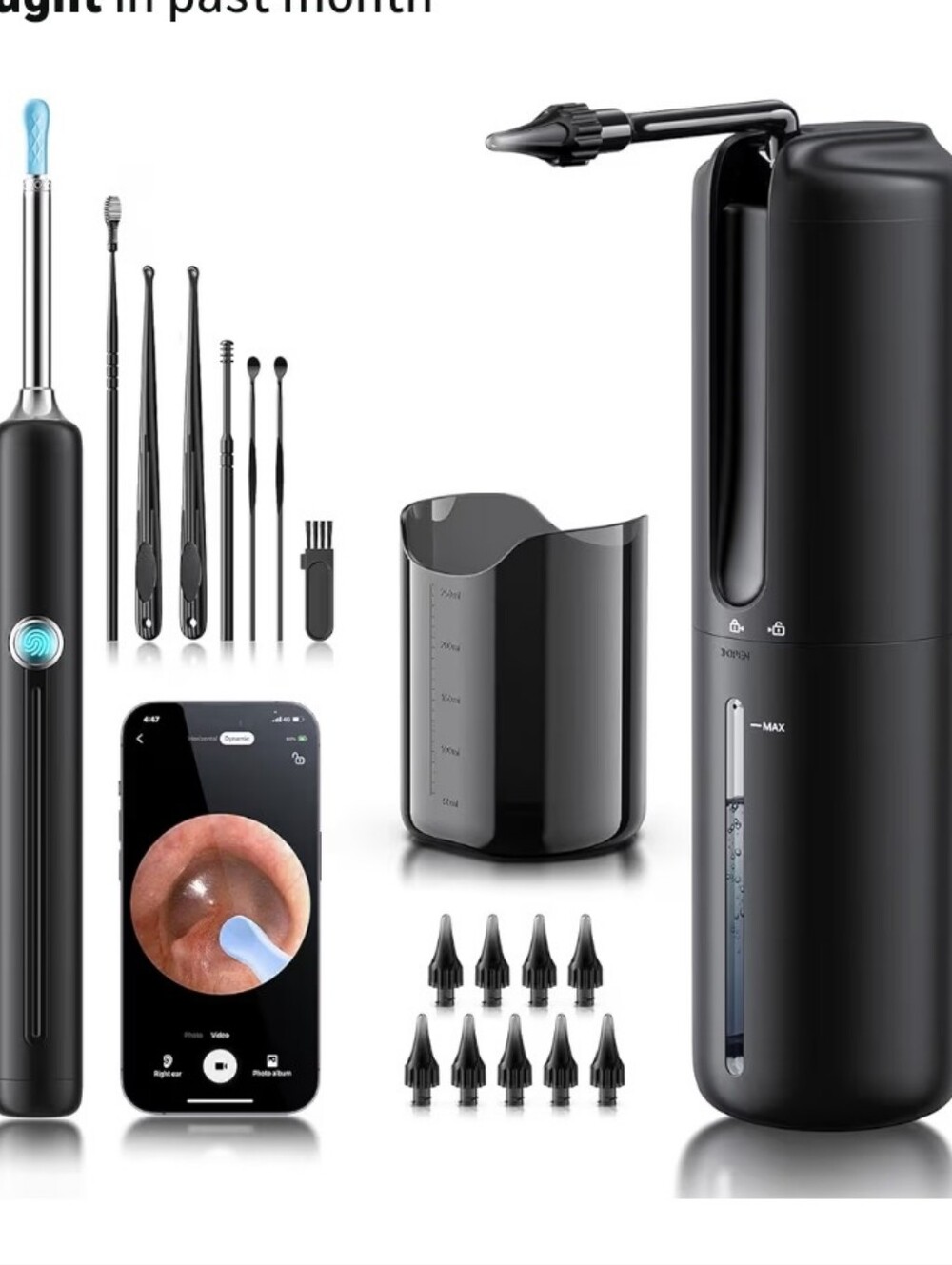 Ear Wax Removal Electric Ear Irrigation Flushing System Powered Ear Cleaner